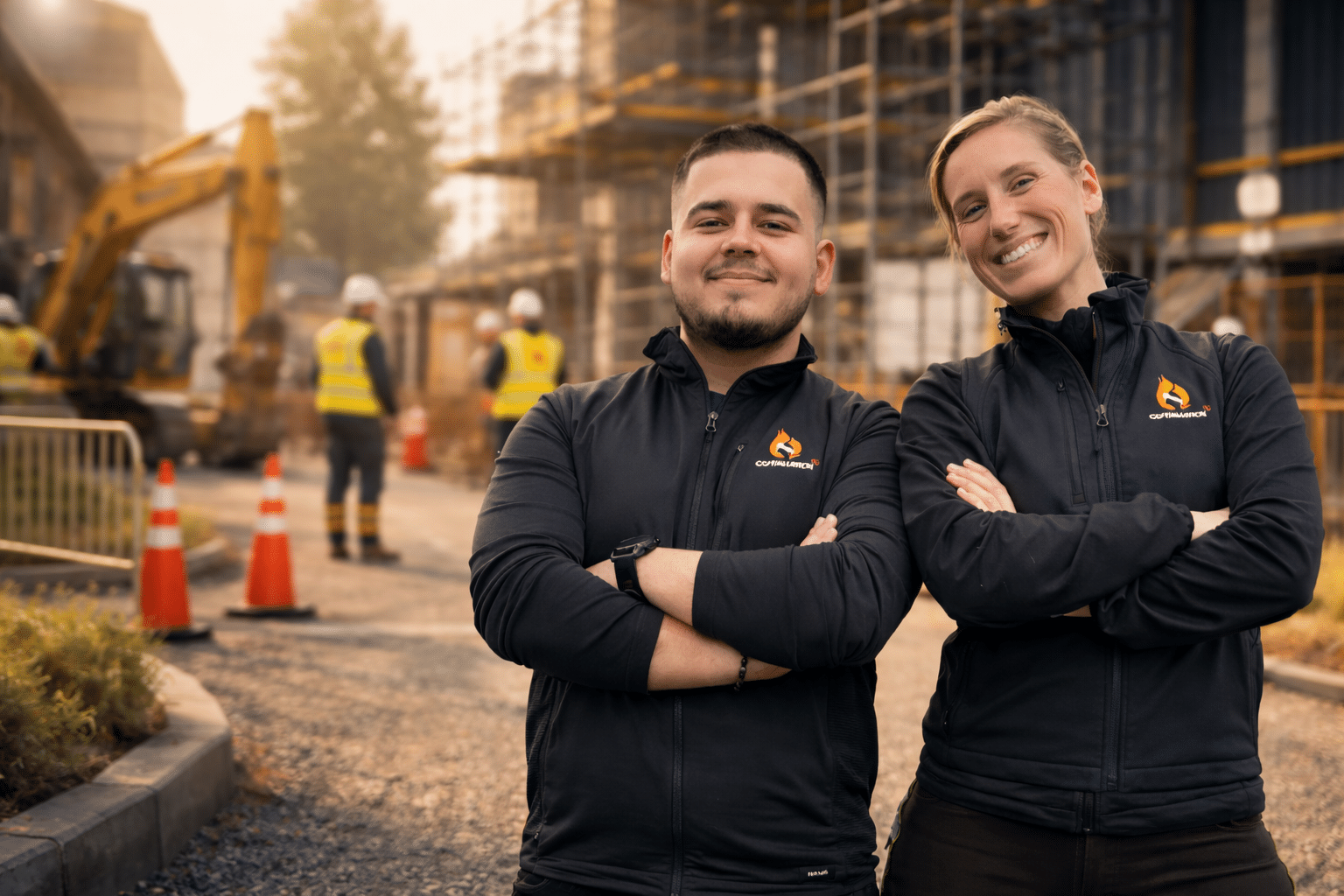 Coralie Picard Mertz et Samuel, fondateurs et formateurs de l’organisme CoFormation, spécialisé dans la sécurité au travail, la formation SST, la prévention incendie et les Safety Days en entreprise. Basée en Alsace, l’équipe CoFormation accompagne les entreprises avec des formations pratiques, humaines et conformes aux exigences réglementaires.
